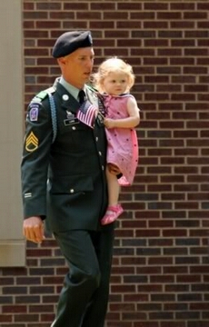 Soldier with Daughter